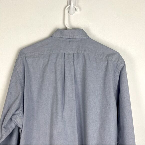 Ralph Lauren Classic Fit Blue Chambray Shirt‎ Button Down Business Casual 16.5 - Picture 8 of 11